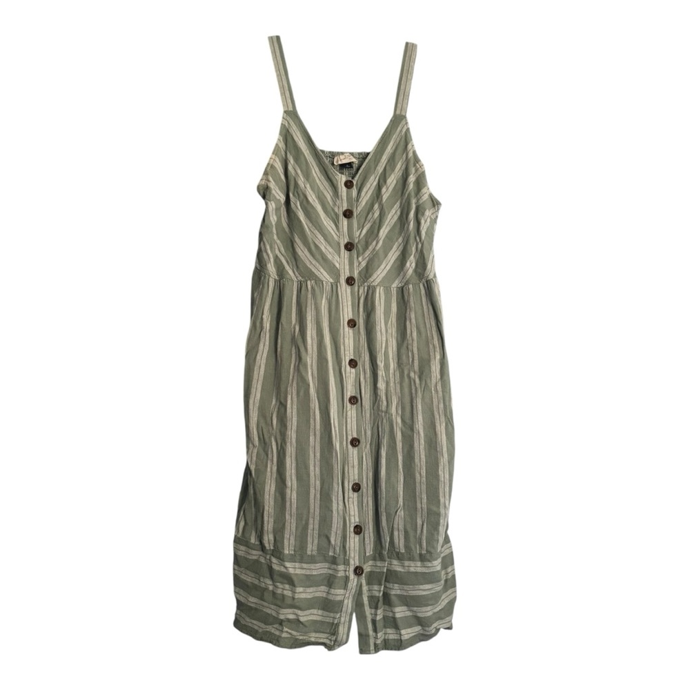 Universal Thread Green Striped Dress